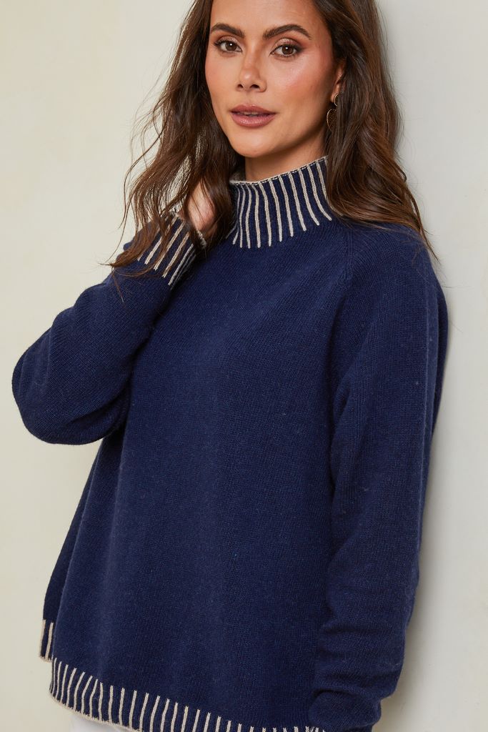 Csepreg Jumper - Navy