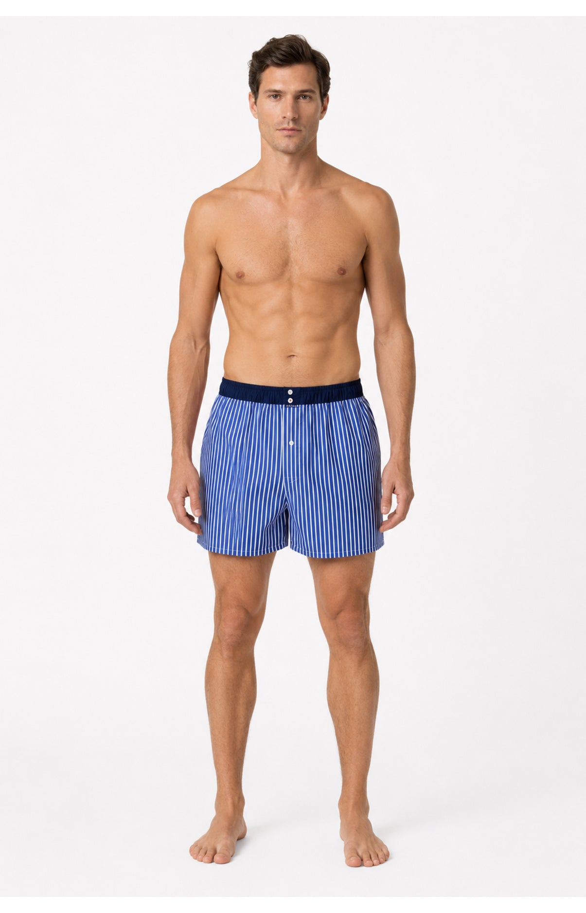 01 Calzoncillo tipo bóxer con suspensorio - Multicolor