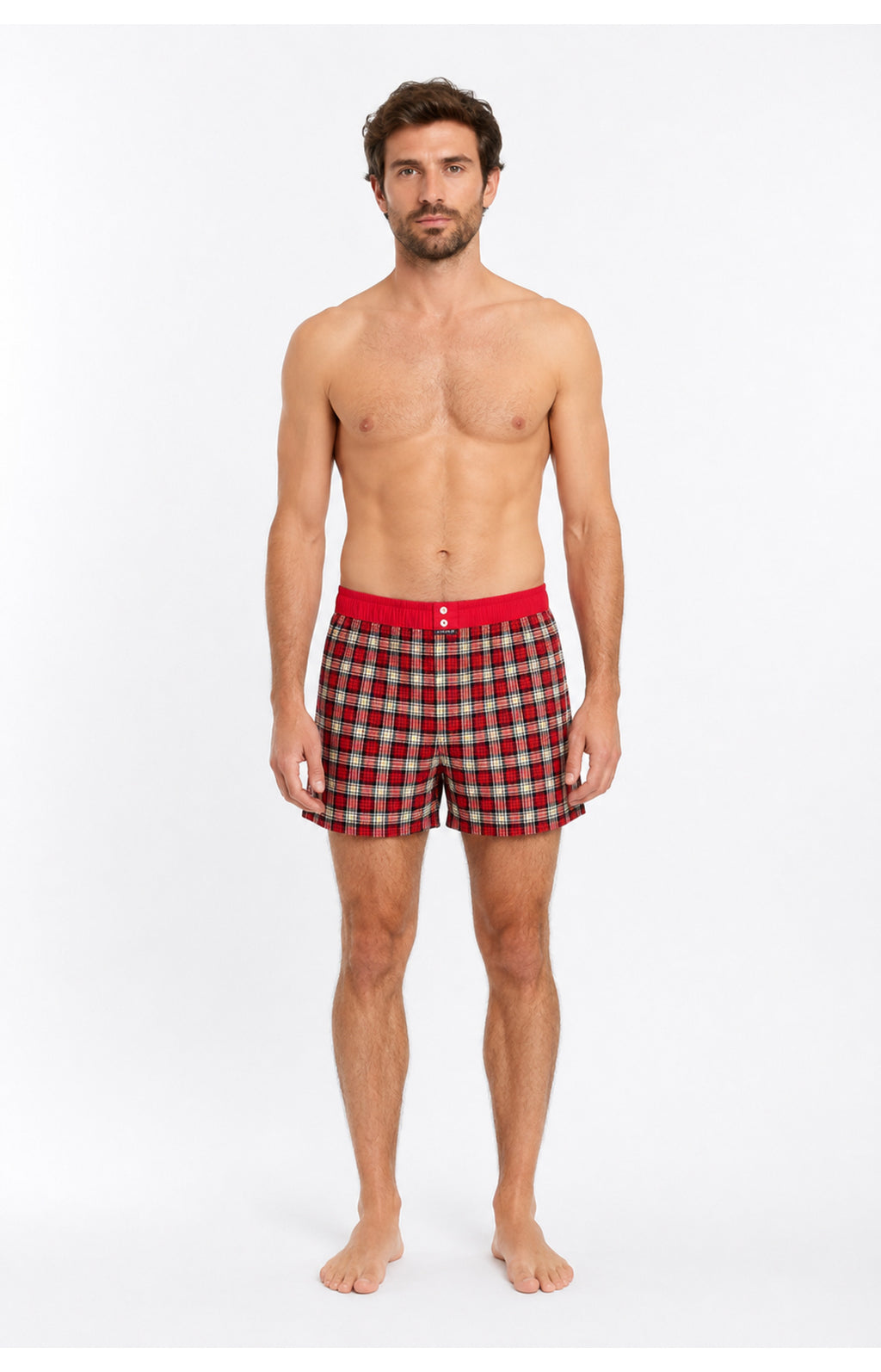 01 Calzoncillo tipo bóxer con suspensorio - Multicolor
