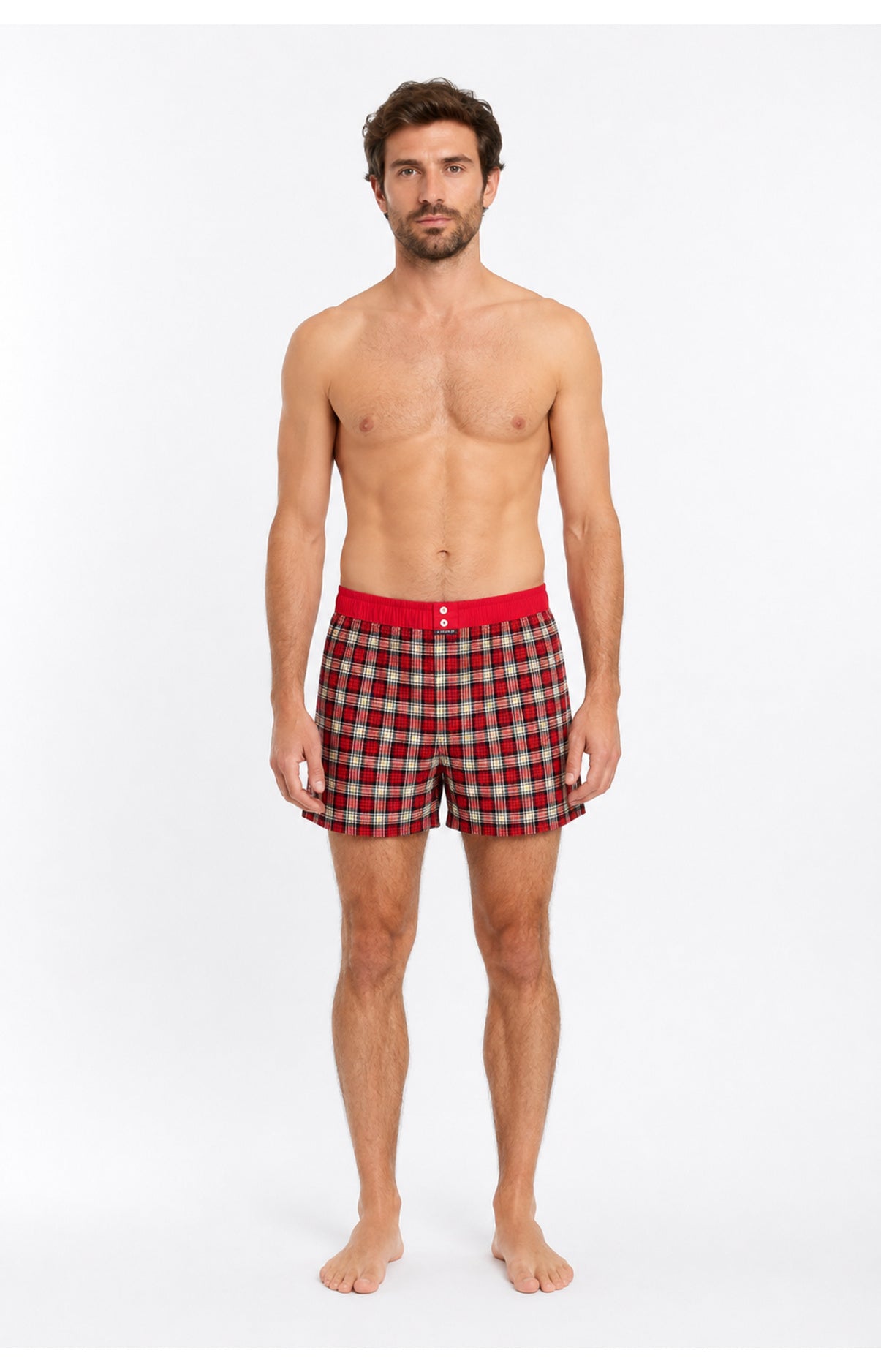 01 Calzoncillo tipo bóxer con suspensorio - Multicolor