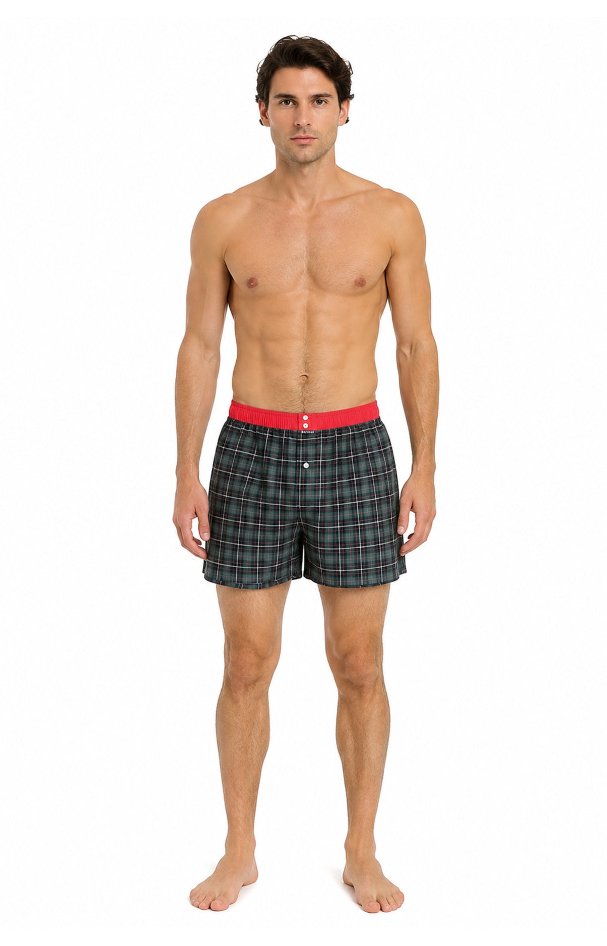 01 Calzoncillo tipo bóxer con suspensorio - Multicolor