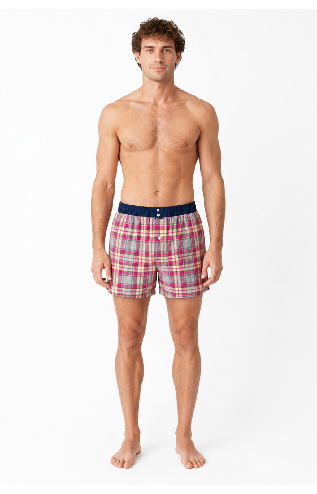 01 Calzoncillo tipo bóxer con suspensorio - Multicolor