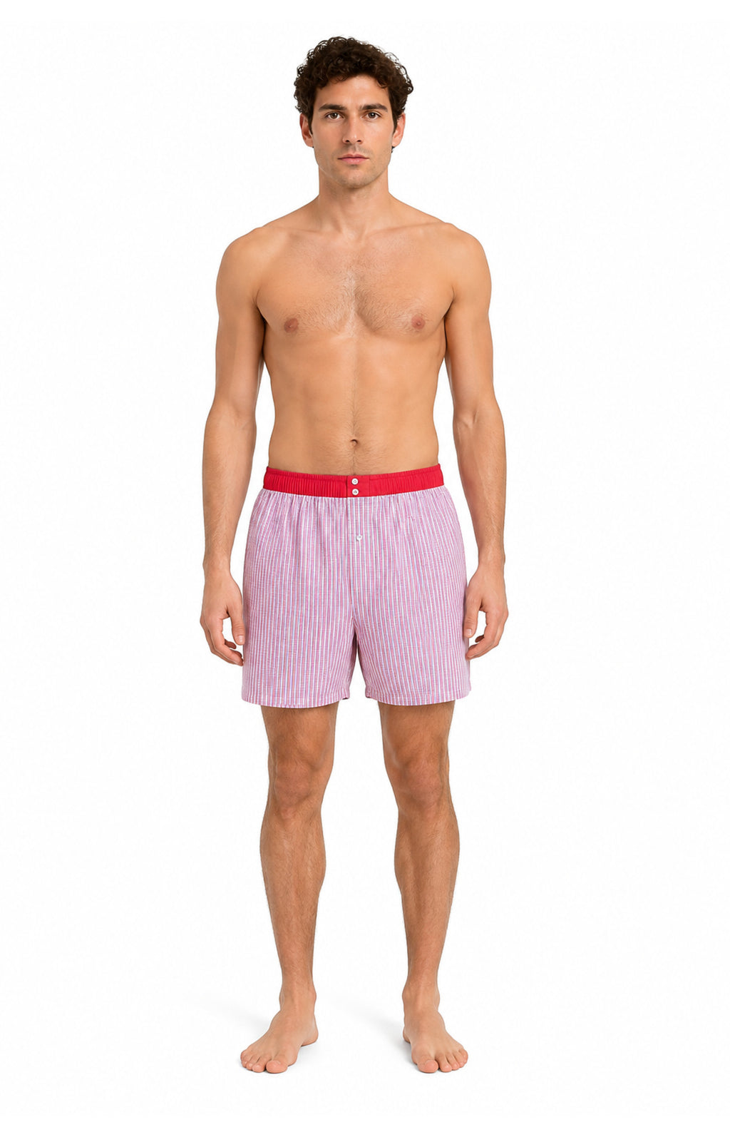 01 Calzoncillo tipo bóxer con suspensorio - Multicolor