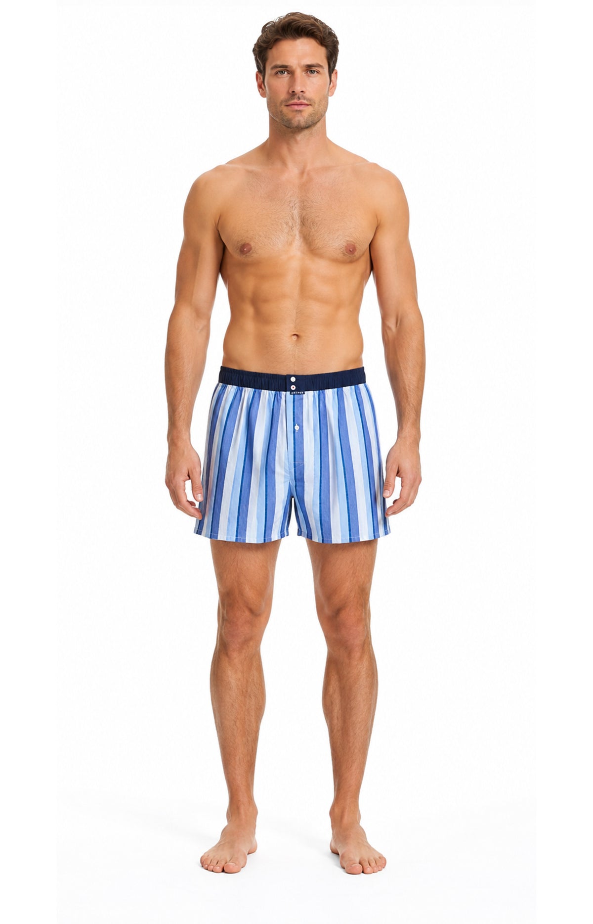 01 Calzoncillo tipo bóxer con suspensorio - Multicolor