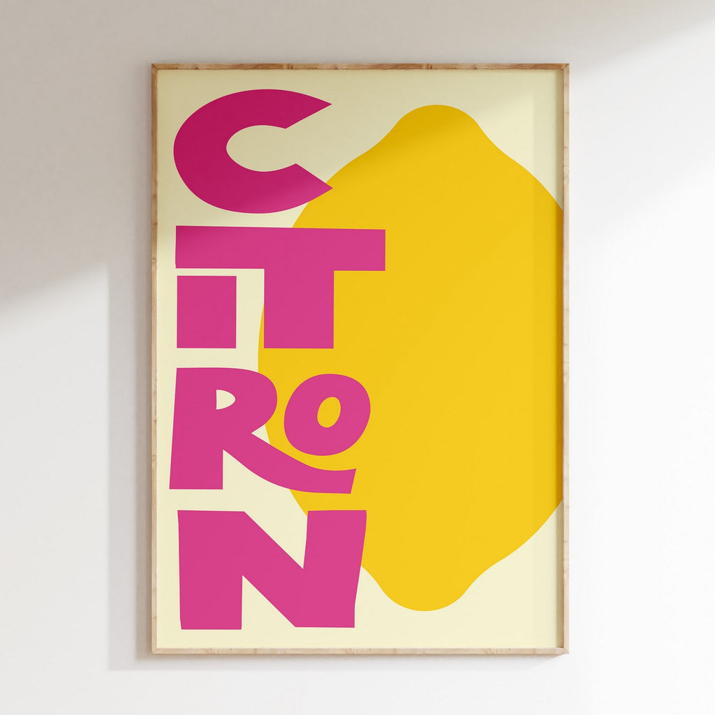 Kitchen - Affiche Citron - Multi