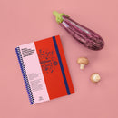 Carnet De Recettes Toilé - Corail