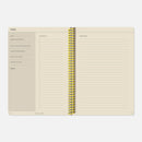 Carnet De Recettes Toilé - Marine