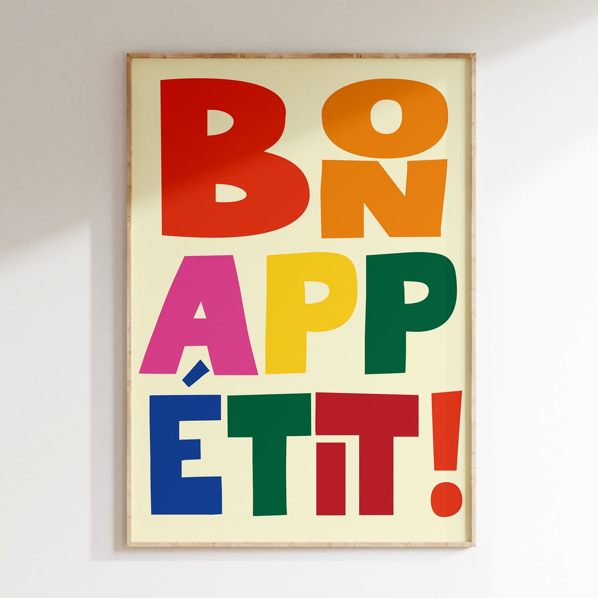 Kitchen - Affiche Bon Appetit - Multi