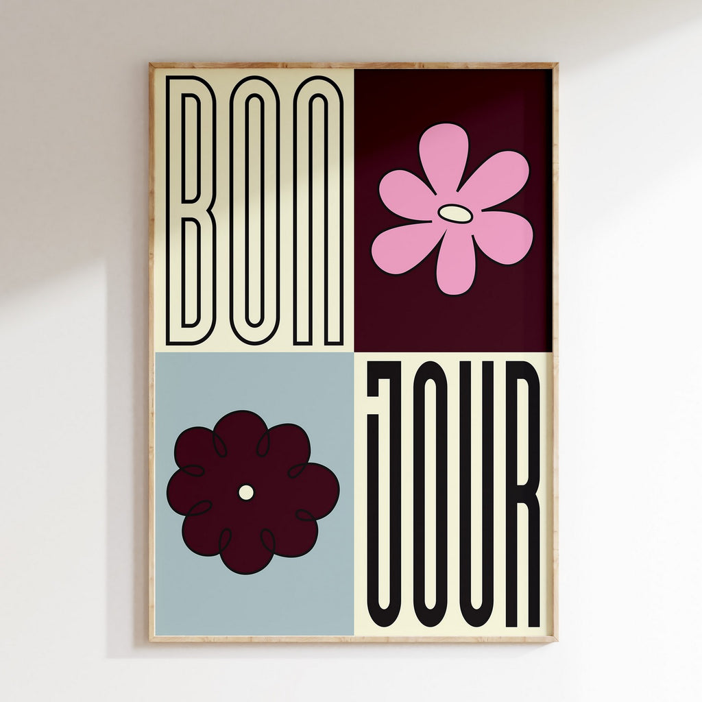 Kitchen - Affiche Bonjour - Multi
