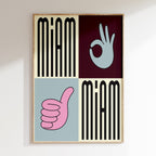 Kitchen - Affiche Miam Miam - Multi