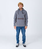 Sudadera Anorak Sherpa 1/4 Zip Po - Stone Grey - Hombre