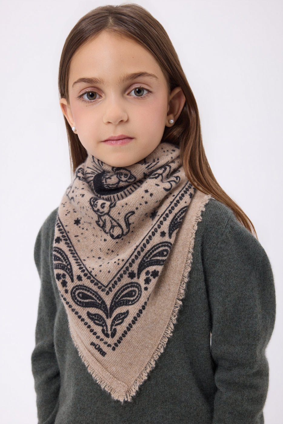 Bandana pequeño Cub - Beige crema - Infantil