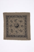 Mała bandana Cub – Melanżowe khaki – Dziecięca – 100% kaszmir