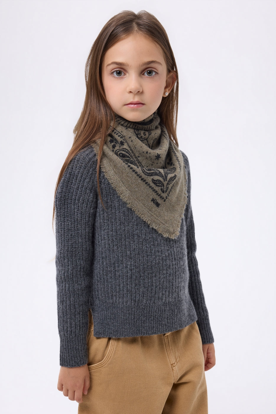 Bandana pequeño Cub - Caqui mezclado - Infantil