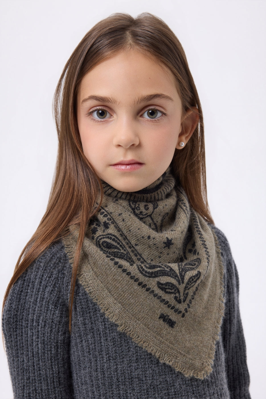 Bandana pequeño Cub - Caqui mezclado - Infantil