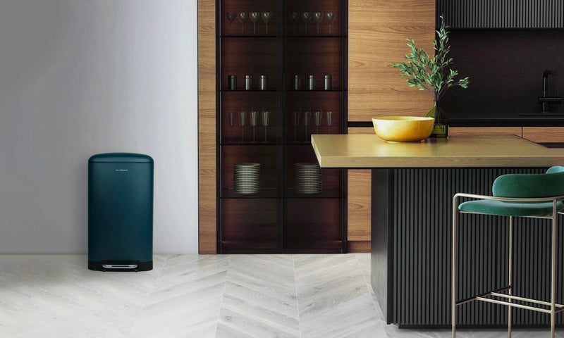 Poubelle Pédale - Bleu Petrole - 30L