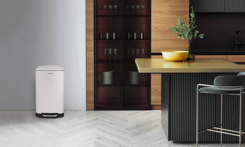 Poubelle Pédale - Blanc - 20L/30L/40L