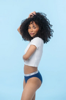 Joy Teen Menstrual Panties - Navy Peony