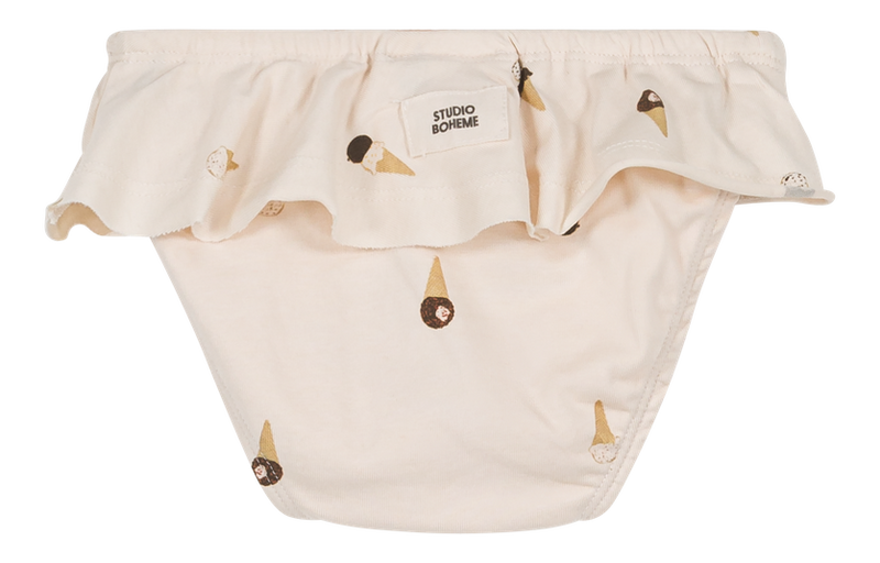 Mimi Ecru Ice Cream Swim Briefs