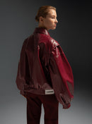 Nouvelle Collection - Cupido Faux Leather Bomber - Red