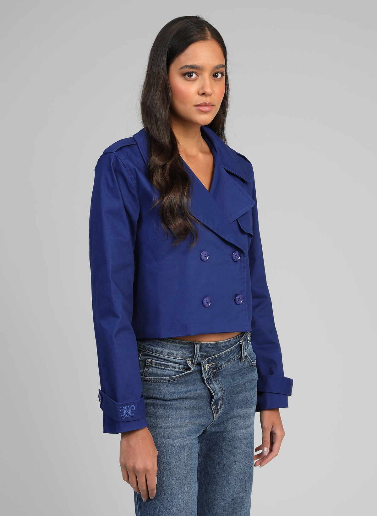 Trench Curtis Bleu