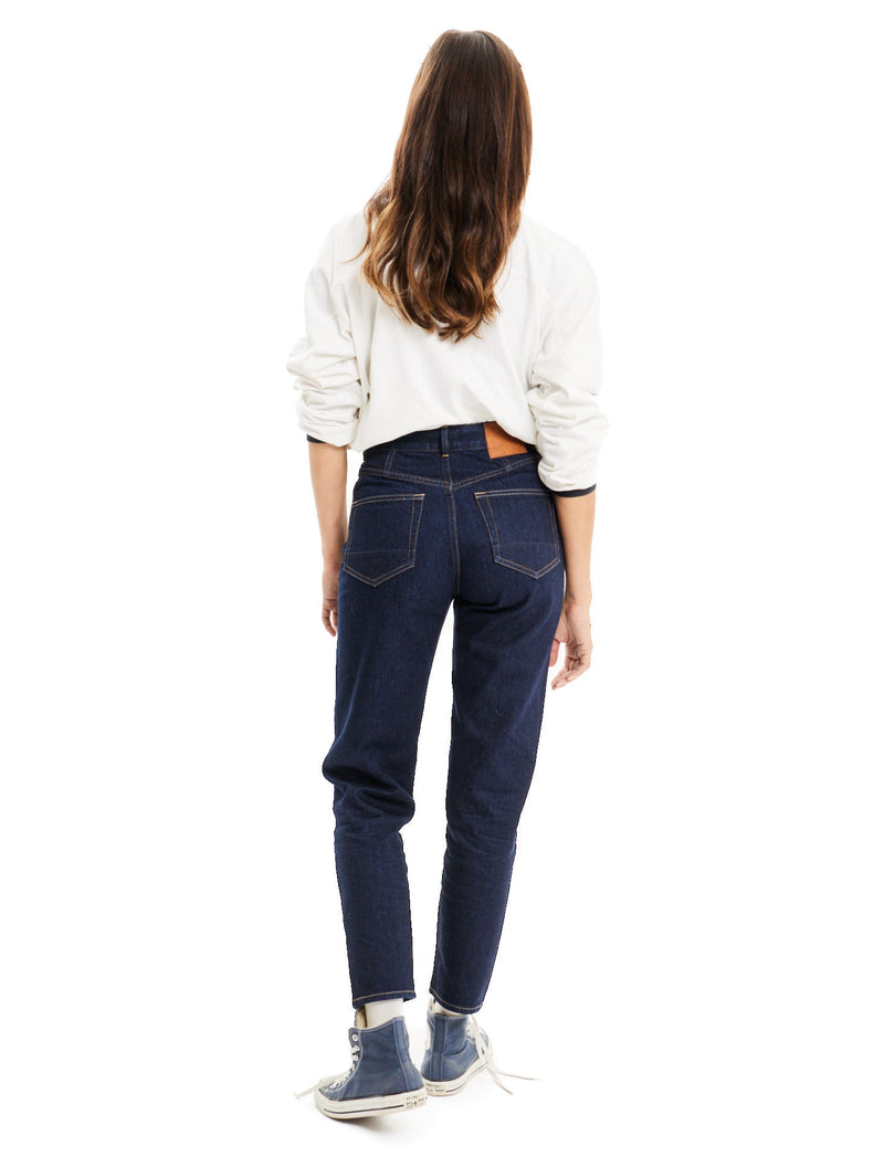 The Curvy Brenda Raw Blue Bio-Recycled Denim Jean