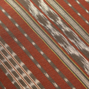 Cloud Cushion - Ikat Terracotta Khaki
