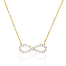 Collier "Infinity" Or Jaune 375/1000