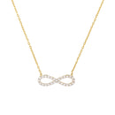 Collier "Infinity" Or Jaune 375/1000