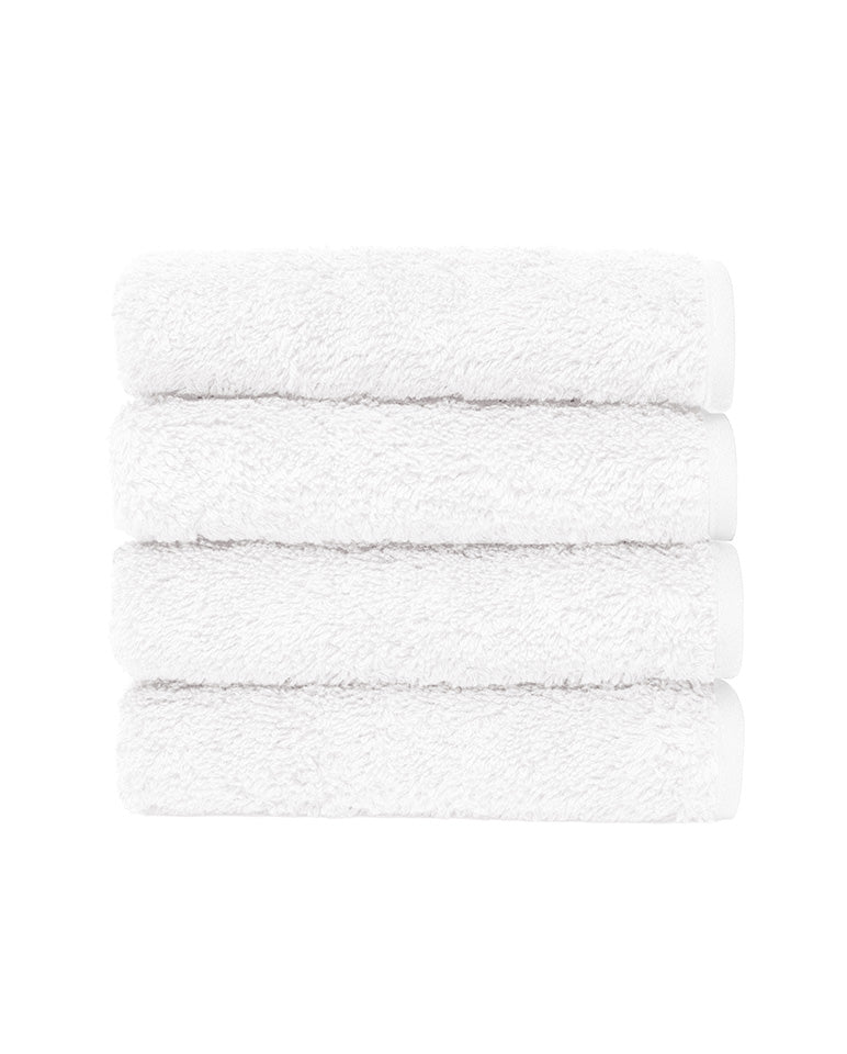 Lot De 4 Carrés Visage - Blanc