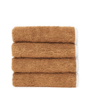 Lot De 4 Carrés Visage - Macchiato Liseré Blanc