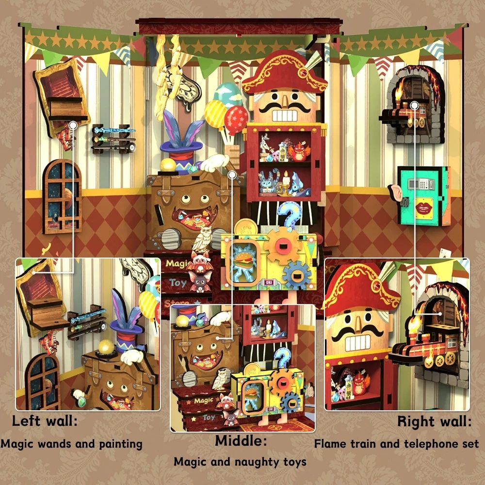 Book Nook - Le Magasin De Jouets Merveilleux