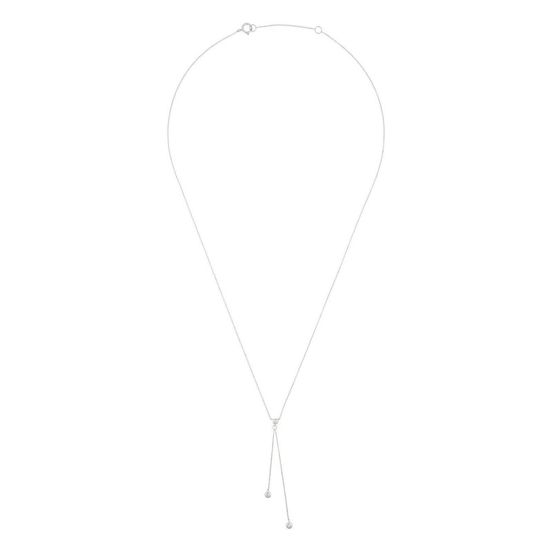 Collier "Cordou" D0,05/3 - Or Blanc 375/1000