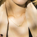 Collana "Colorama" quarzo citrino peridoto 0,91/5 - Oro giallo 375/1000