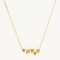 Collier "Colorama" Citrine Peridot 0,91/5