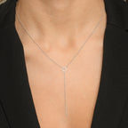"Brescia" necklace D 0.154/28 - 375/1000 White Gold