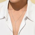 "Brescia" necklace D 0.154/28 - 375/1000 White Gold