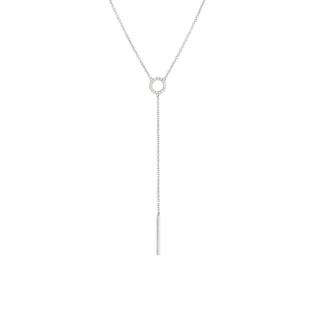 "Brescia" necklace D 0.154/28 - 375/1000 White Gold