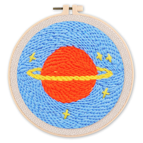 Punch Needle Planète Saturne