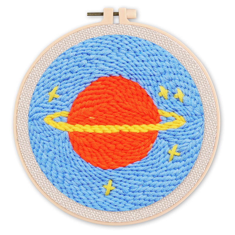 Punch Needle Planète Saturne