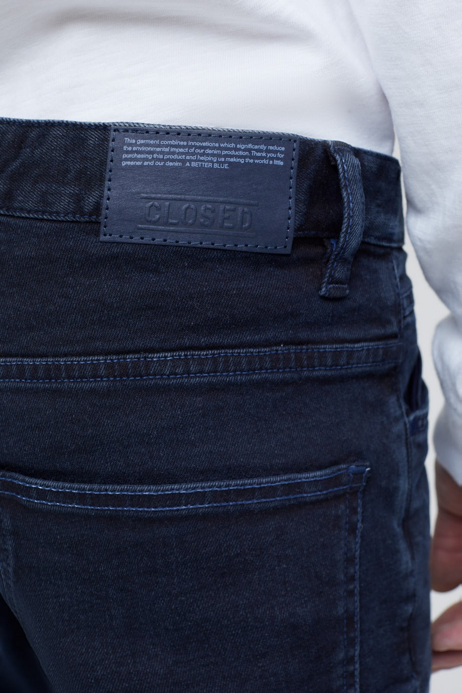 Jean Drop Cropped - Blue/Black - Homme