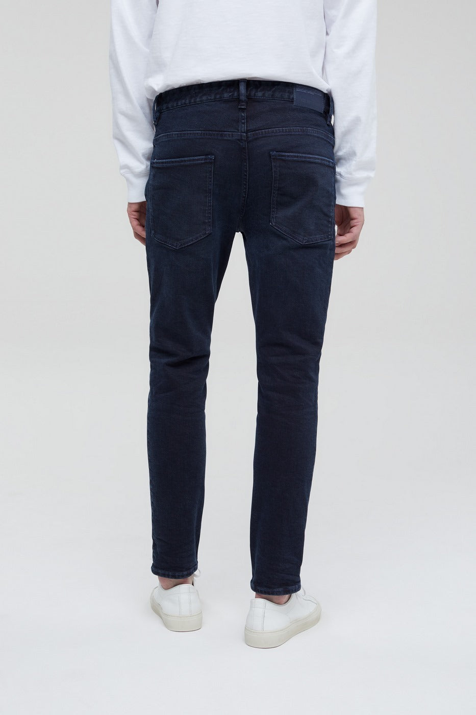 Jean Drop Cropped - Blue/Black - Homme