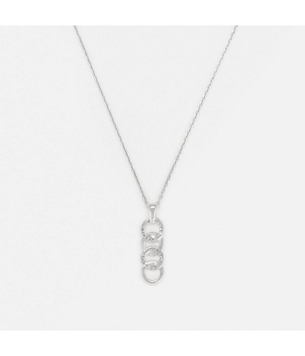 Collier "Ronds Entrelacés" - D0,05/28 - Or Blanc