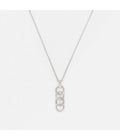 Collier "Ronds Entrelacés" - D0,05/28 - Or Blanc