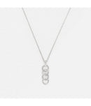 Collier "Ronds Entrelacés" - D0,05/28 - Or Blanc