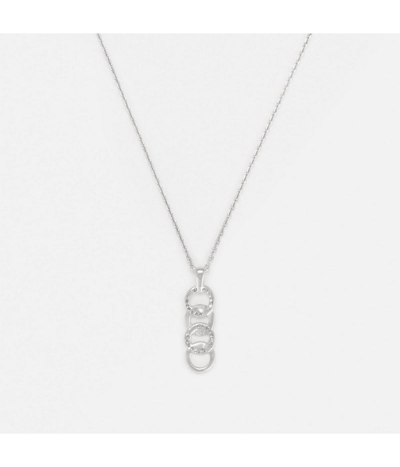 Collier "Ronds Entrelacés" - D0,05/28 - Or Blanc