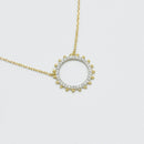 Collier "Assia" D0,096Ct/35 - Or Jaune