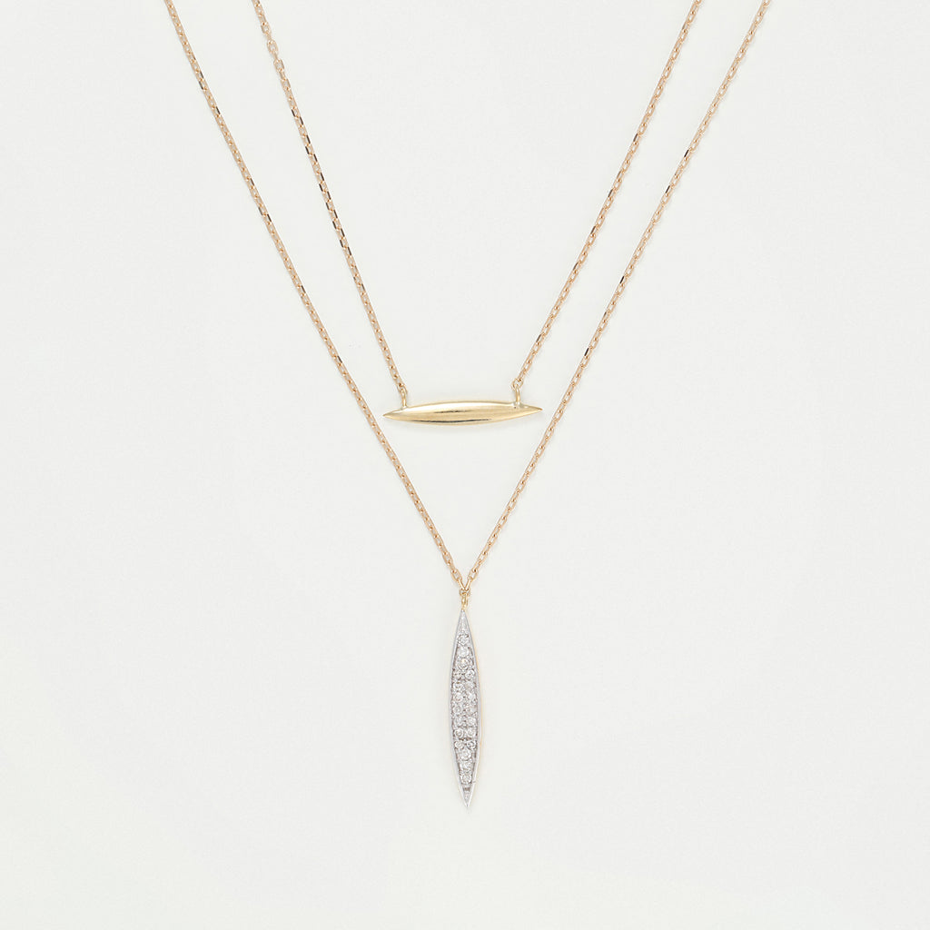 "Marcelia" Necklace D0.061Ct/20
