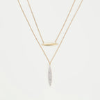 "Marcelia" Necklace D0.061Ct/20