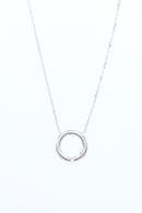 Collier "Cosmina" D0,007/1 - Or Blanc 375/1000